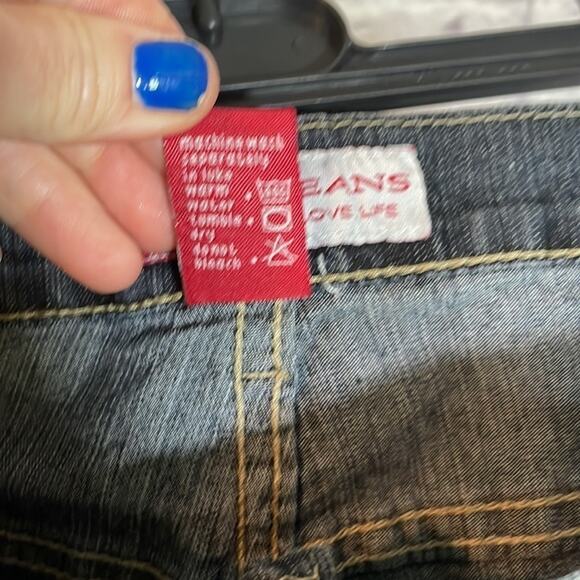 Vintage Y2K bejeweled bootcut jeans - Picture 3 of 4